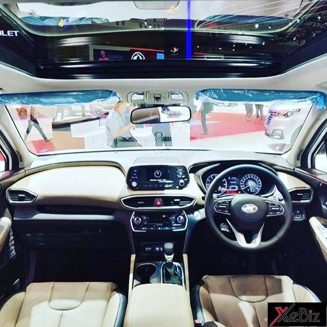 Nội thất của Hyundai Santa Fe 2019 Nội thất của Hyundai Santa Fe 2019