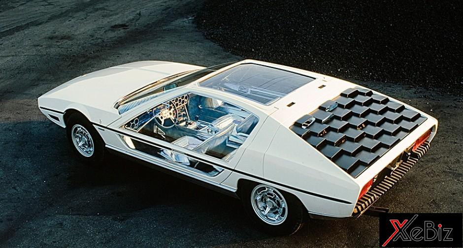 Cửa và nóc của Lamborghini Marzal đều làm bằng kính