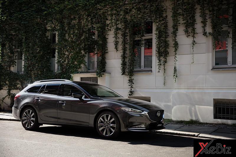 Phiên bản wagon của Mazda6 2018 được tăng chiều dài cơ sở đáng kể Phiên bản wagon của Mazda6 2018 được tăng chiều dài cơ sở đáng kể