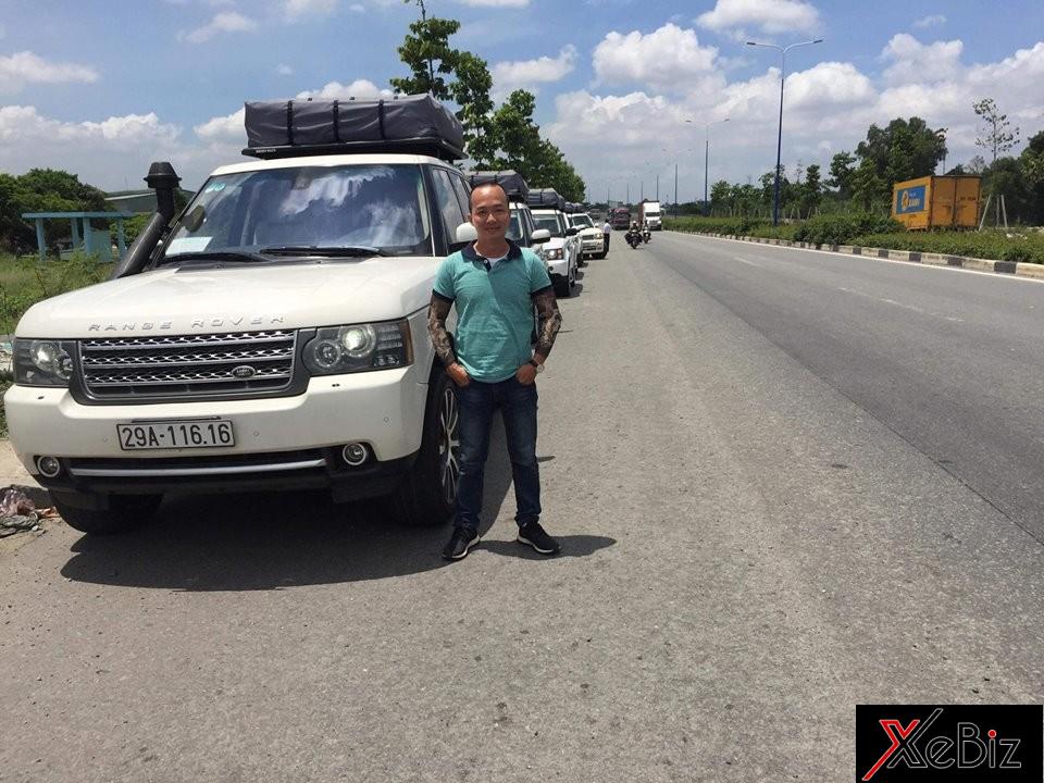 Dàn xe Range Rover đời cũ đã bắt đầu lên đường Bắc tiến