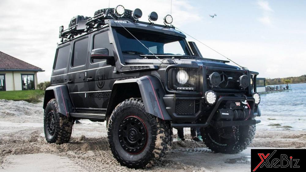 Chiếc Mercedes-Benz G500 4x4² sau lần độ đầu tiên Chiếc Mercedes-Benz G500 4x4² sau lần độ đầu tiên