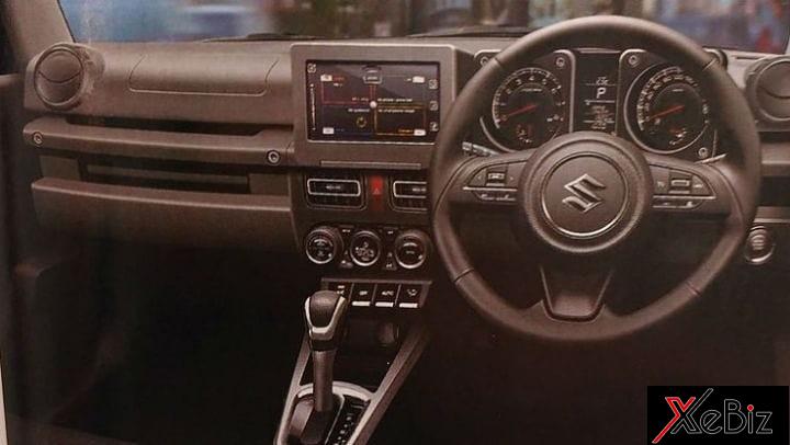 Cận cảnh vô lăng đa chức năng của mẫu SUV nhà Suzuki