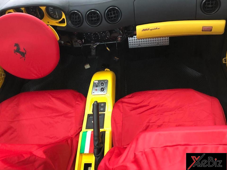 Ngoài chiếc Ferrari 360 Spider mới được phục hồi về ngoại thất nguyên bản Ngoài chiếc Ferrari 360 Spider mới được phục hồi về ngoại thất nguyên bản