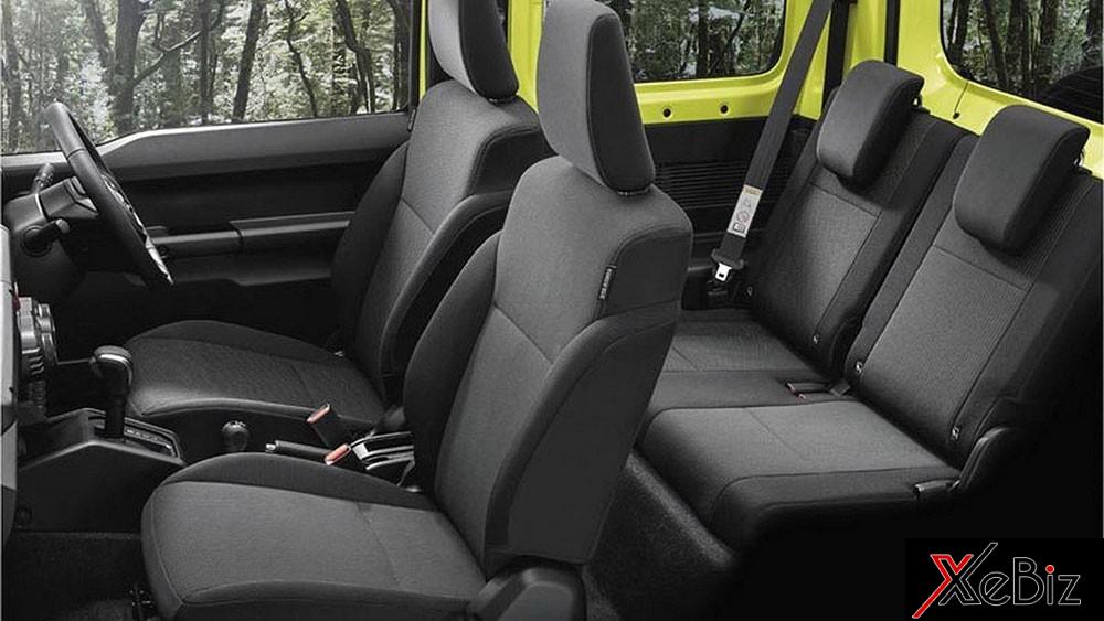 Suzuki Jimny 2019 sẽ được trang bị nội thất 4 chỗ
