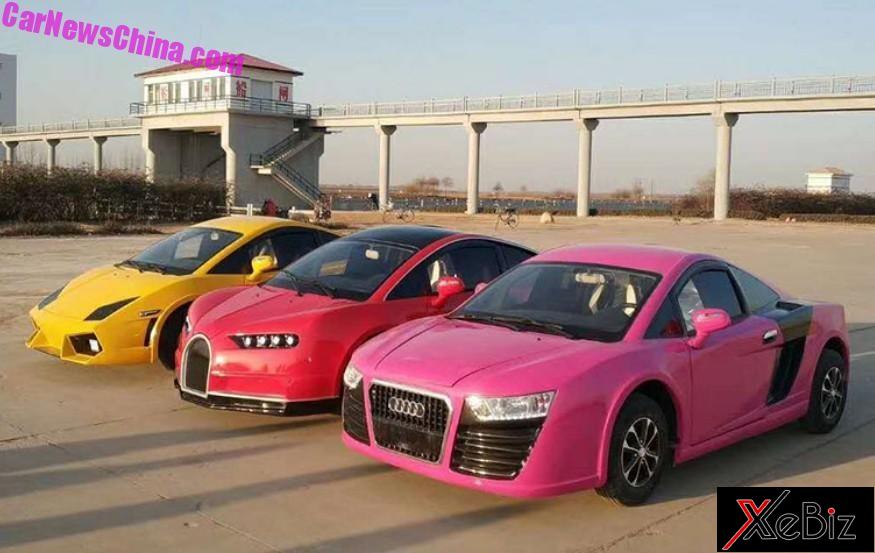 Bugatti Chiron nhái nằm giữa bản sao của Lamborghini và Audi Bugatti Chiron nhái nằm giữa bản sao của Lamborghini và Audi