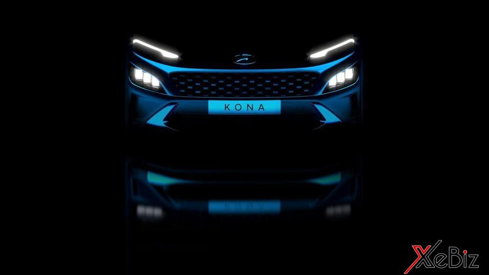 Hyundai Kona 2021 lộ diện với thiết kế đầu xe hầm hố hơn