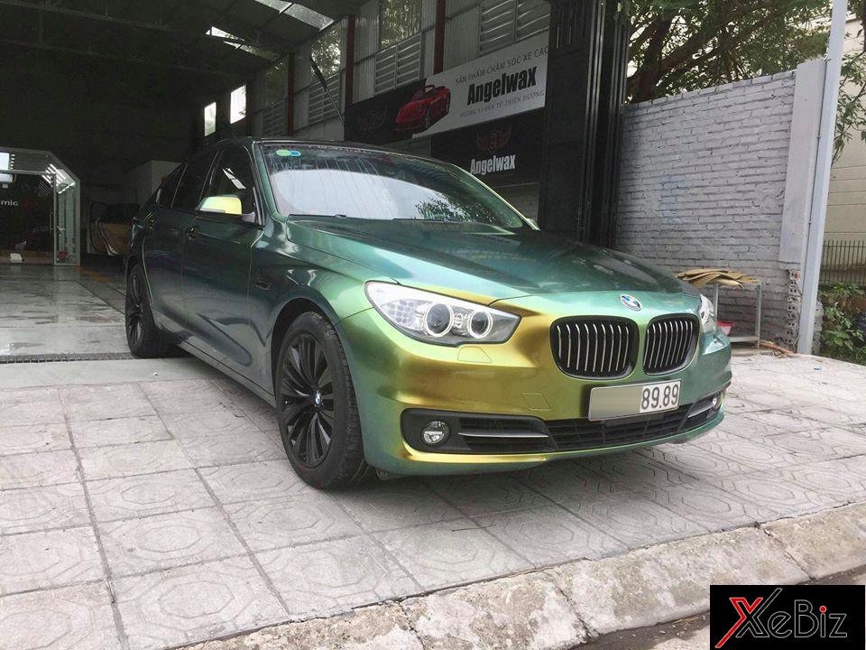 BMW 528i GT biển cặp đẹp mắt tại Hà Nội thay áo theo phong cách tắc kè hoa