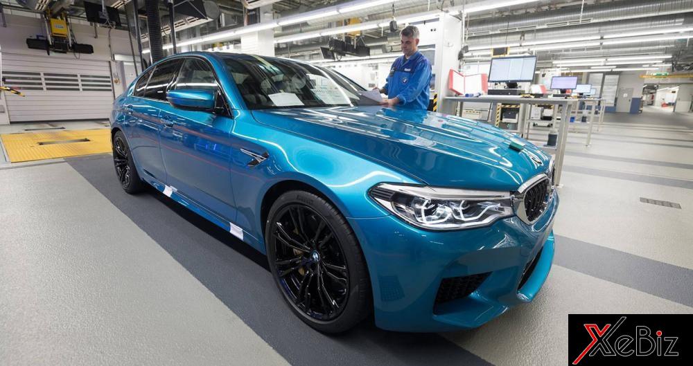 BMW M5 2018 chính thức đi vào sản xuất