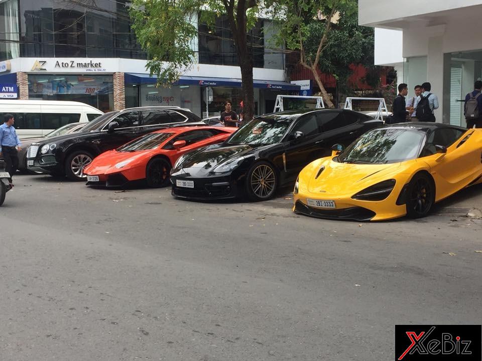 Choáng trước phong cách đậu siêu xe bá đạo tại Campuchia Choáng trước phong cách đậu siêu xe bá đạo tại Campuchia