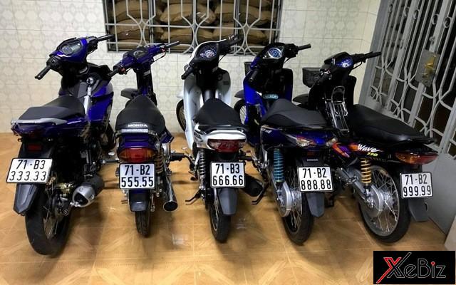 Những chiếc xe mang biển số ngũ quý của dân chơi Bến Tre