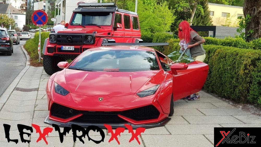 Sao phim người lớn Lexy Roxx mới bị bắt gặp tại Áo cùng siêu xe Lamborghini Huracan LP610-4 độ Liberty Walk