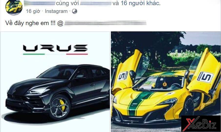 Chồng siêu mẫu Ngọc Thạch úp mở việc tậu siêu SUV Lamborghini Urus