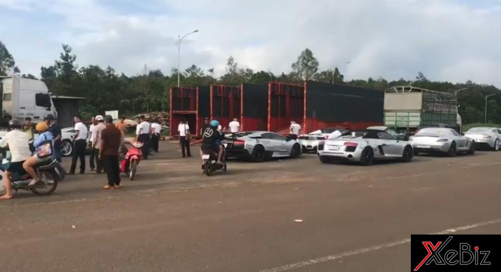 Đây là số lượng xe chuyên dụng Chủ tịch Trung Nguyên cần để vận chuyển dàn siêu xe đến Buôn Ma Thuột