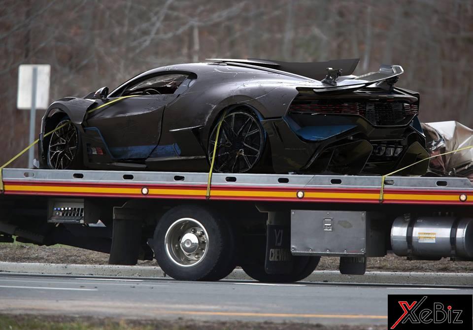 Hình ảnh chiếc Bugatti Divo gặp nạn gây xôn xao trên mạng xã hội ngày hôm nay