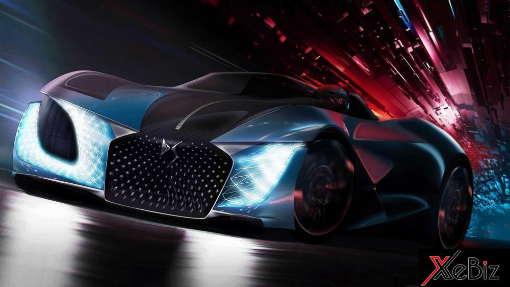 DS X E-Tense sở hữu thiết kế bất đối xứng lạ mắt