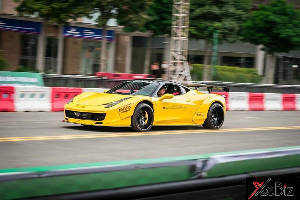 siêu xe Ferrari 458 Italia độ Liberty Walk độc nhất Việt Nam đã được đem đến trường đua tạm này dợt trước. siêu xe Ferrari 458 Italia độ Liberty Walk độc nhất Việt Nam đã được đem đến trường đua tạm này dợt trước.