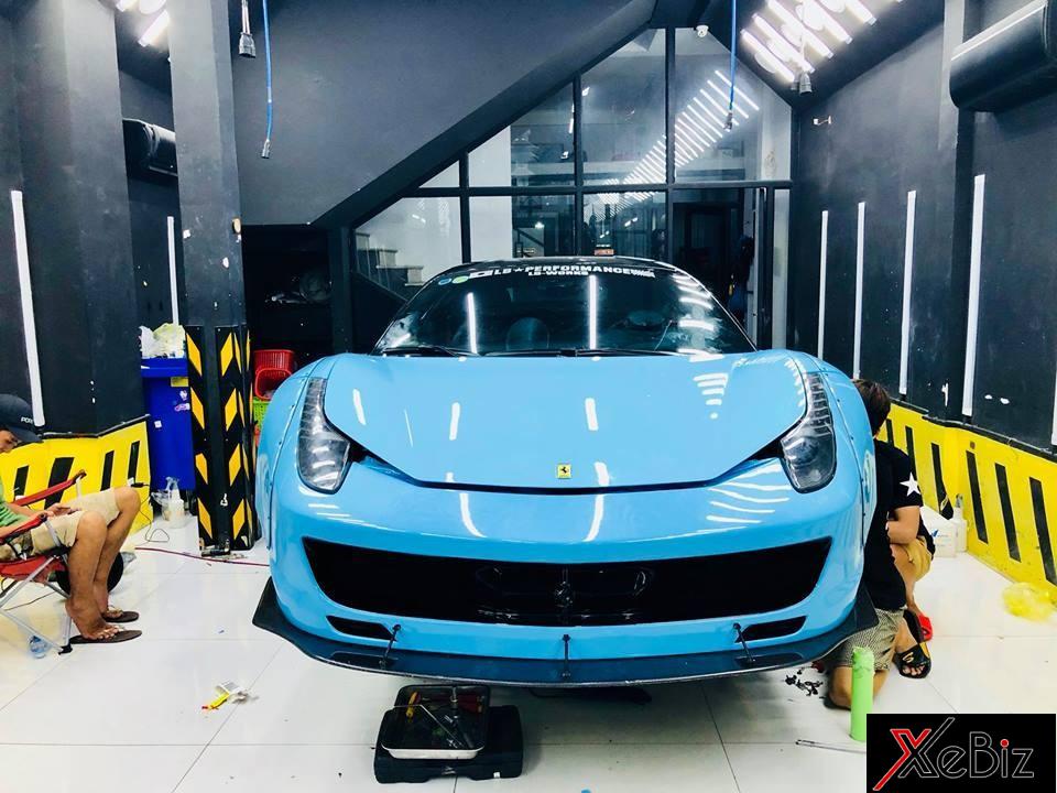Ferrari 458 Italia độ Liberty Walk được chủ nhân cho thay áo chuẩn bị tham dự Car & Passion Tây Nguyên Ferrari 458 Italia độ Liberty Walk được chủ nhân cho thay áo chuẩn bị tham dự Car & Passion Tây Nguyên