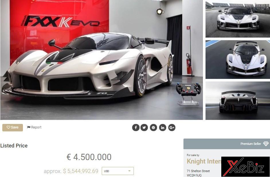 cơ hội hiếm có để biến mẫu siêu xe dành cho đường đua Ferrari FXX K Evo có thể xuất hiện trên đường phố cơ hội hiếm có để biến mẫu siêu xe dành cho đường đua Ferrari FXX K Evo có thể xuất hiện trên đường phố