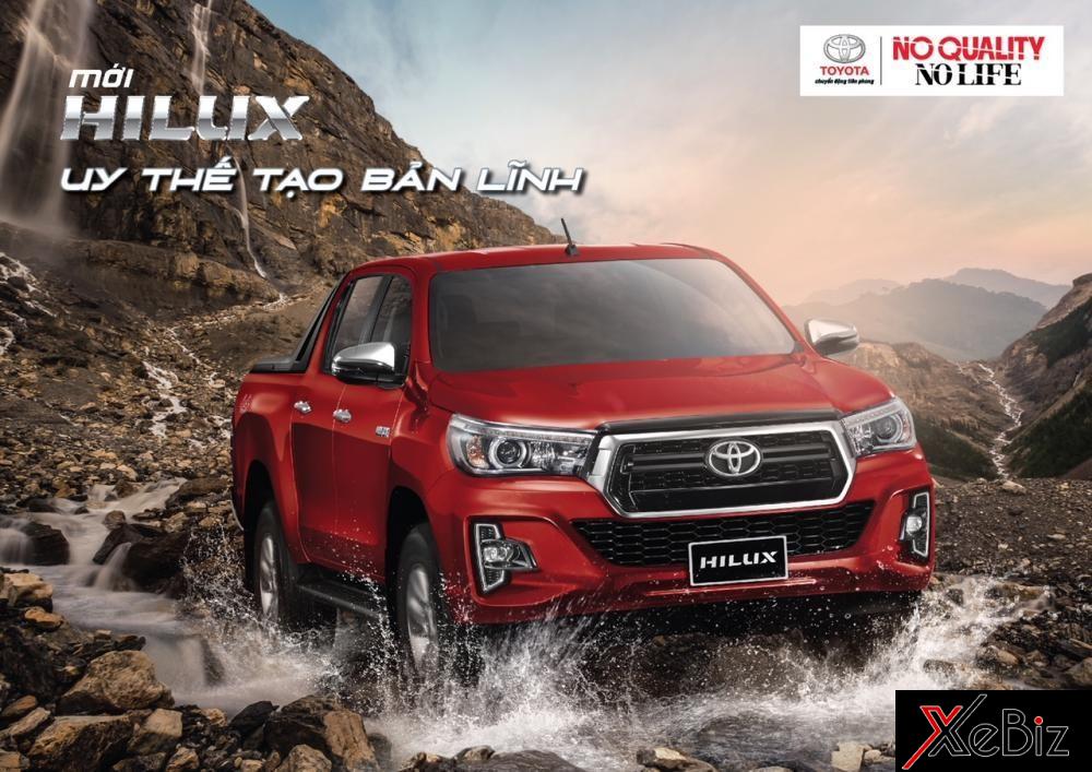 Toyota Hilux 2018 ra mắt khách hàng Việt với diện mạo hoàn toàn mới