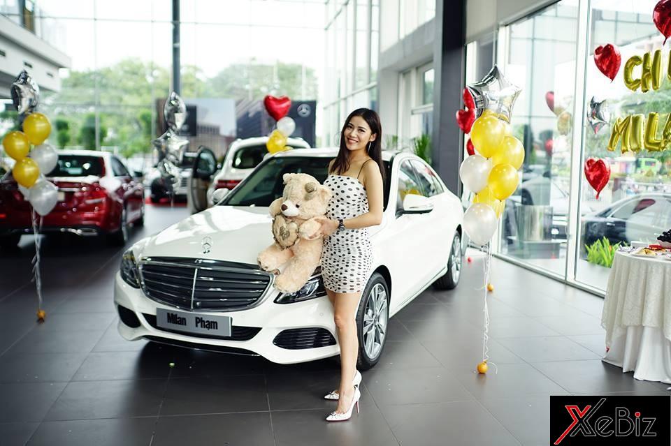 Hot girl Milan Phạm tậu Mercedes-Benz C250 Exclusive giá hơn 1,7 tỷ đồng