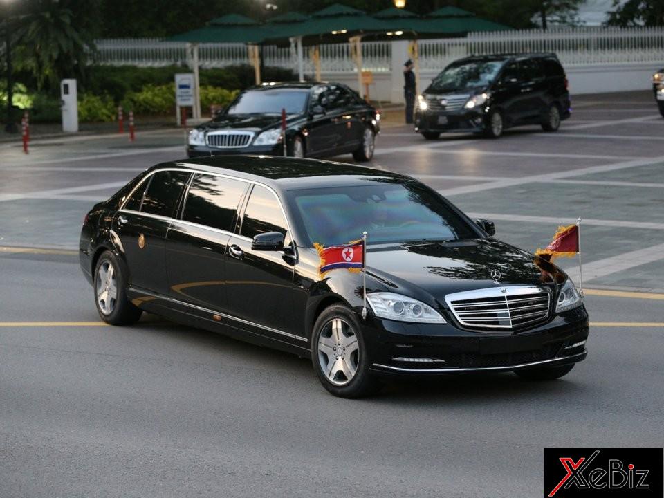 Chiếc xe limousine&nbsp;Mercedes-Benz S600 Pullman Guard thế hệ W221 của nhà lãnh đạo Triều Tiên, Kim Jong Un