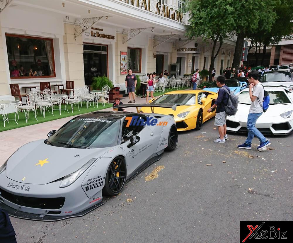 Loạt siêu xe độ khủng của những người yêu xe tại Sài thành tụ tập vào cuối tuần vừa qua