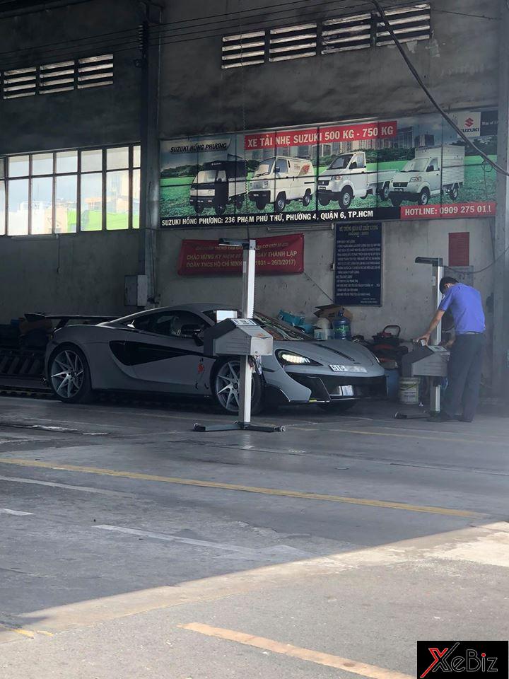 McLaren 570S màu xám ghi độc nhất Việt Nam đã được ông chủ công ty nhập khẩu tư nhân quận 5 cho ra biển trắng McLaren 570S màu xám ghi độc nhất Việt Nam đã được ông chủ công ty nhập khẩu tư nhân quận 5 cho ra biển trắng