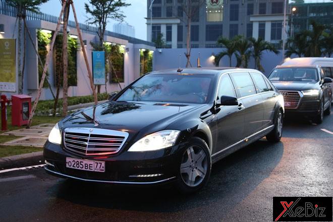"Lộ diện" Mercedes Maybach S-600 Pullman đưa đón Tổng Thống Putin tại Đà Nẵng
