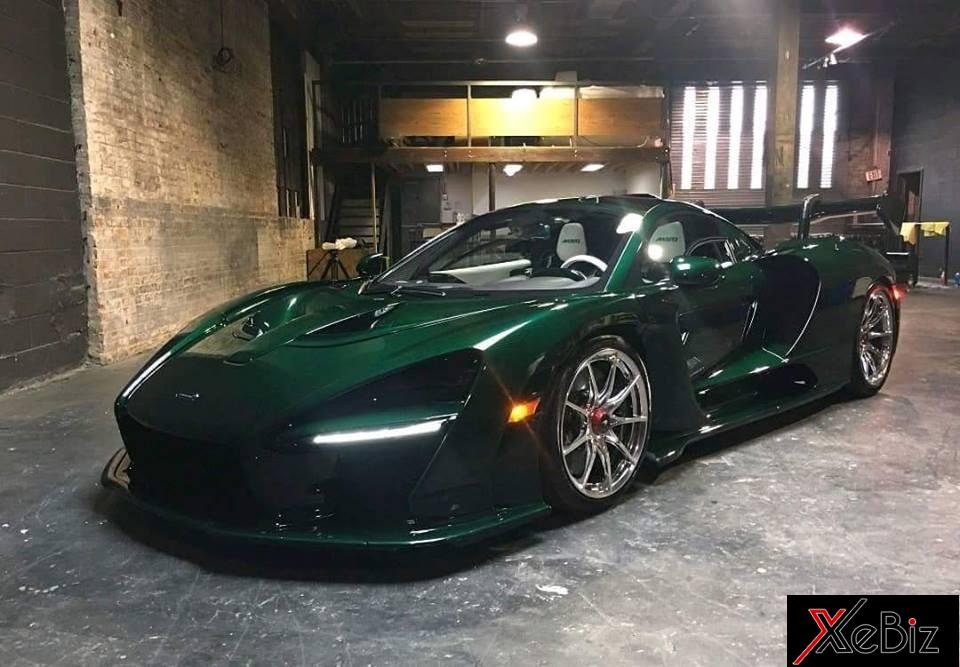  McLaren Senna của Michael Fux với màu sơn xanh carbon do bộ phận MSO thực hiện.