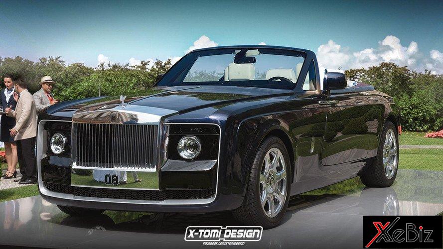Ngắm mẫu xe đắt nhất thế giới Rolls-Royce Sweptail dưới dạng mui trần.