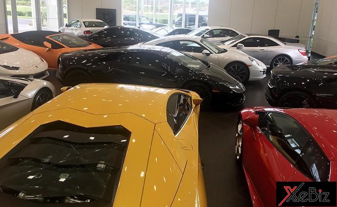 Đóng cửa đại lý kinh doanh ô tô tránh bão