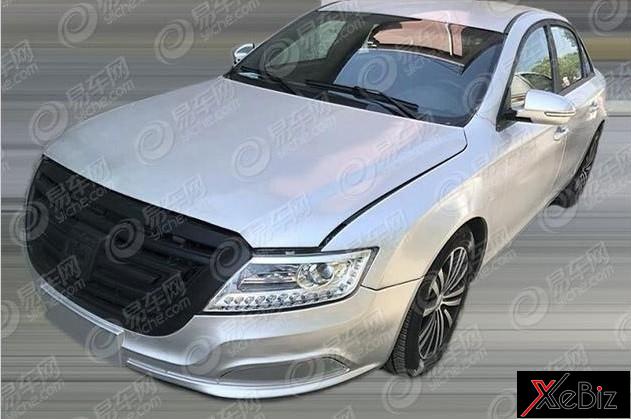 Mẫu xe điện của CRRC trông rất giống xe Audi A4 với một tấm lưới tản nhiệt to tướng ở phía trước
