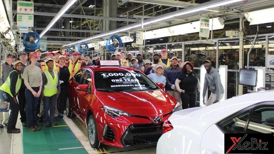 Chiếc Toyota Corolla thứ 1 triệu tại Mỹ chính thức xuất xưởng