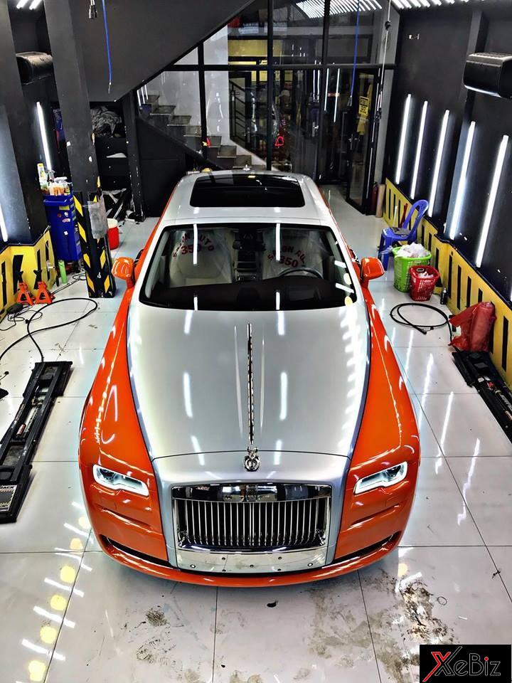 Rolls-Royce Ghost Series II tại Sài thành được chủ nhân đổi màu theo phong cách Dubai