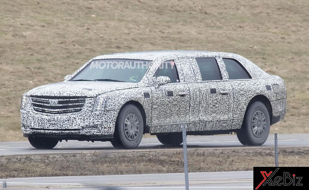 Sắp hoàn thiện siêu xe bọc thép phục vụ tổng thống Trump Siêu xe bọc thép mới của tổng thống Mỹ