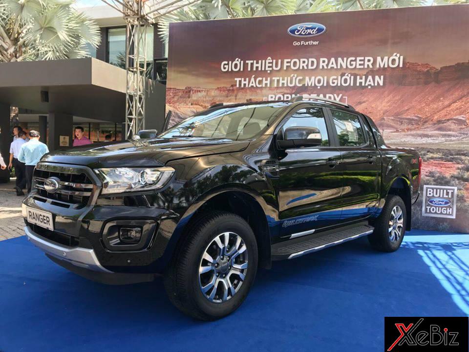 Chiếc Ford Ranger 2018 trong sự kiện dành cho đại lý ở Đà Nẵng