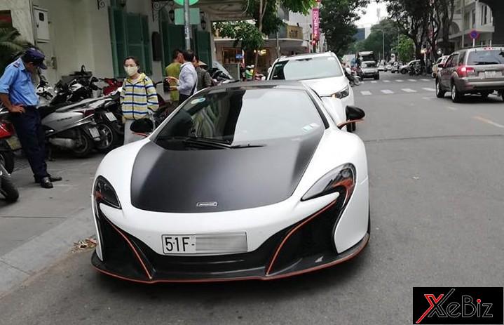 Doanh nhân Sài thành mới thay áo cho siêu xe McLaren 650S Spider
