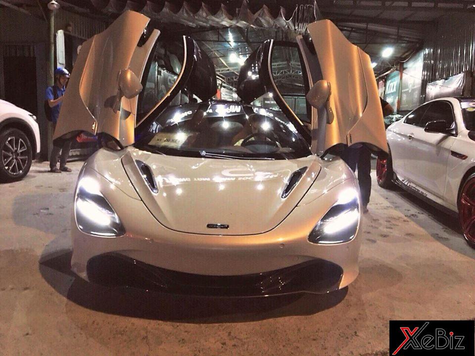 McLaren 720S đầu tiên cập bến Việt Nam có màu trắng Glacier