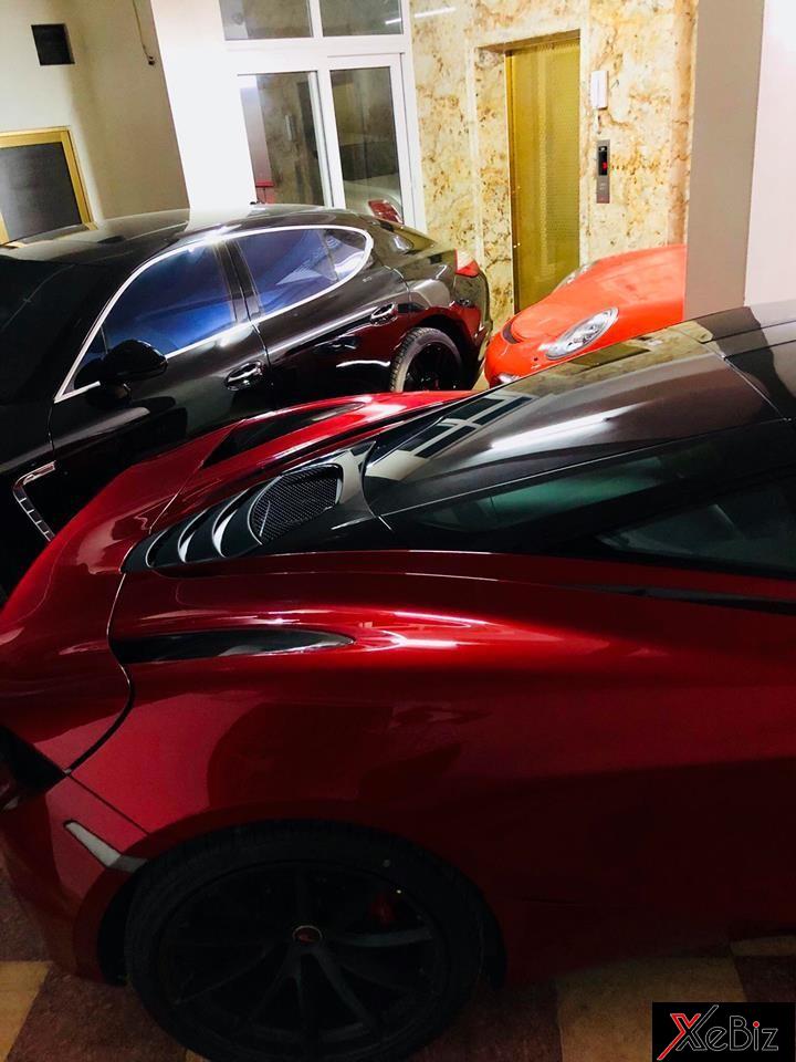 McLaren 720S màu đỏ Memphis cùng Porsche 911 GT3 RS và Porsche Panamera Turbo S