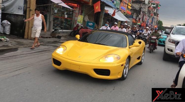 Siêu xe Ferrari 360 Spider màu vàng độc nhất Việt Nam về làm dâu tại Hải Phòng Siêu xe Ferrari 360 Spider màu vàng độc nhất Việt Nam về làm dâu tại Hải Phòng