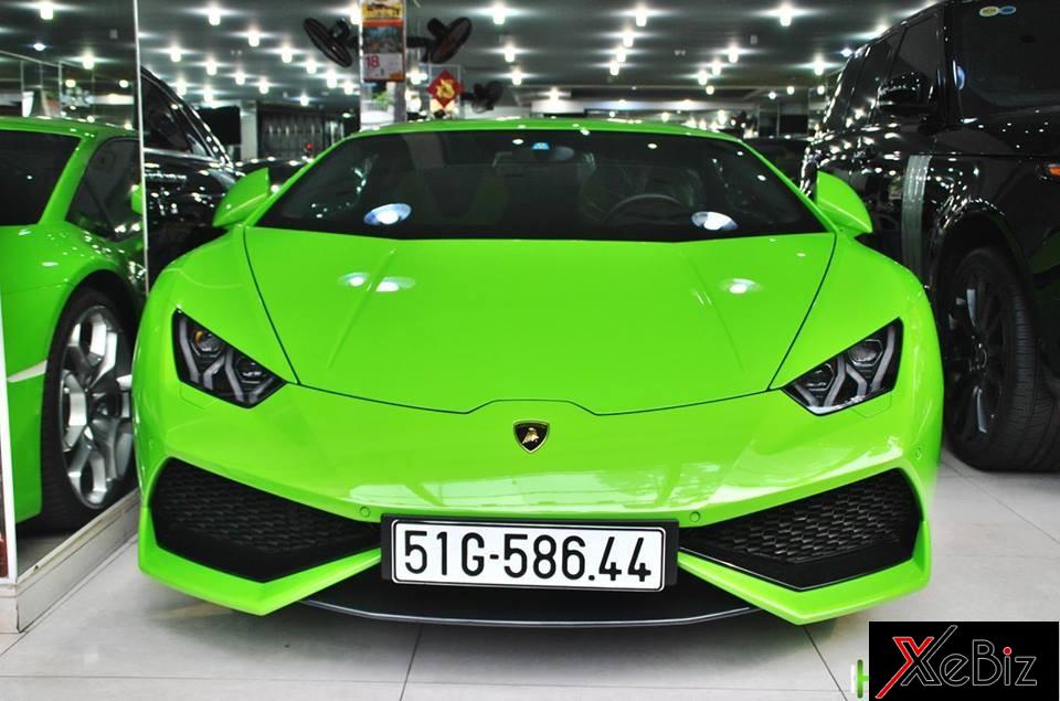 Siêu xe Lamborghini Huracan xanh cốm được cho ra biển số để tìm người mua