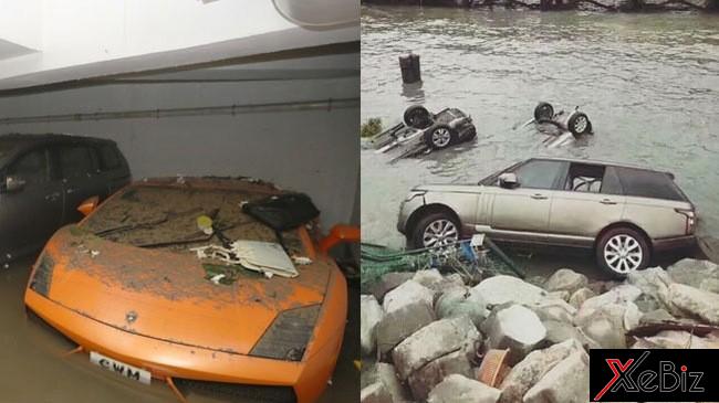 Số phận trôi nổi của những siêu xe sau bão Số phận trôi nổi của những siêu xe sau bão 1