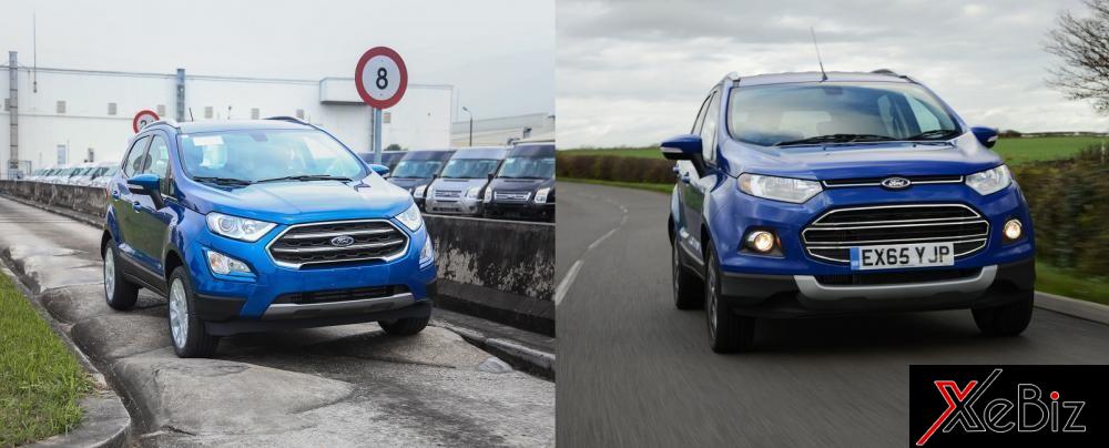 So sánh Ford EcoSport cũ và mới So sánh Ford EcoSport cũ và mới
