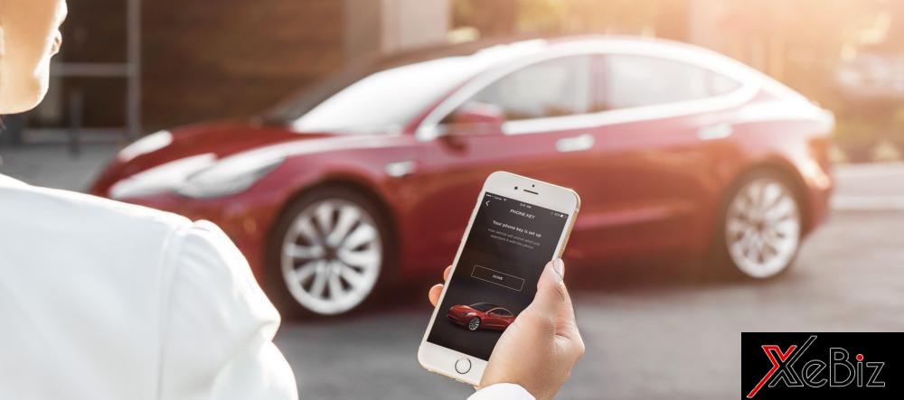 Hình ảnh minh họa cho vụ trộm chiếc Tesla Model 3 bằng điện thoại thông minh