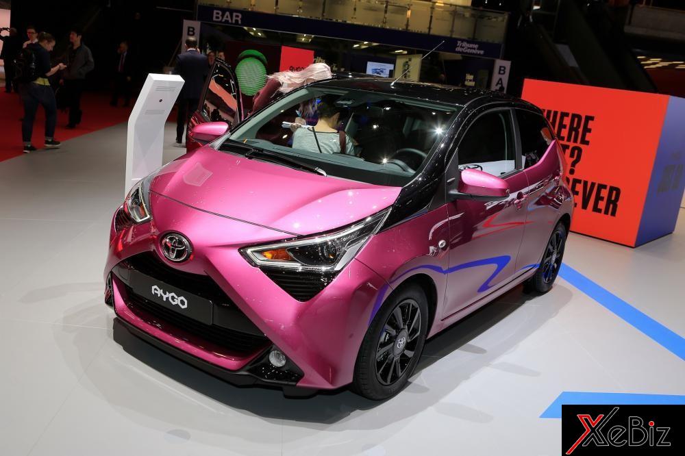 Cận cảnh xe đô thị siêu tiết kiệm nhiên liệu Toyota Aygo 2018