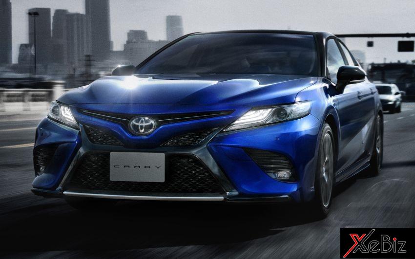 Toyota Camry Sports 2018 sở hữu thiết kế đầu xe hầm hố hơn Toyota Camry Sports 2018 sở hữu thiết kế đầu xe hầm hố hơn