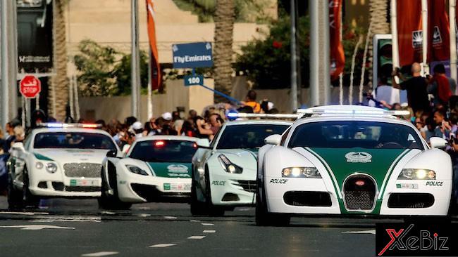  Dàn siêu xe của cảnh sát Dubai thuộc các thương thiệu Bugatti, Ferrari, Bentley....