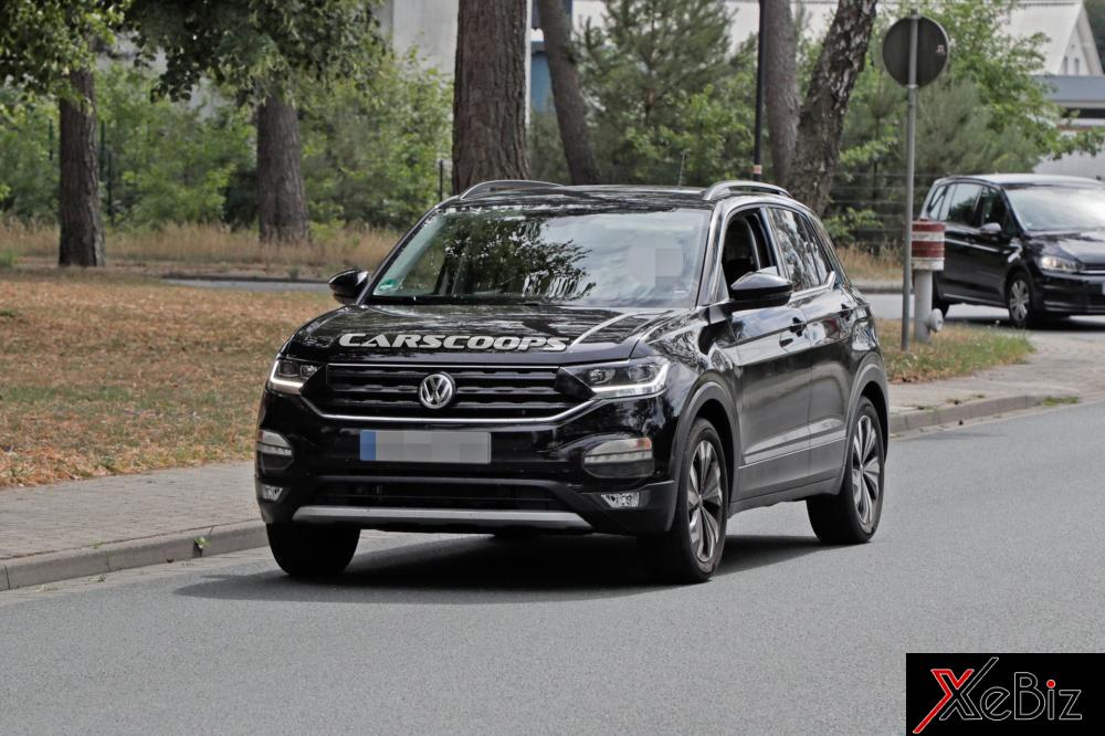 Hình ảnh chụp trộm phiên bản thử nghiệm của Volkswagen T-Cross 2019