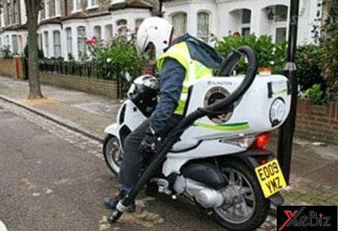 Honda SH đi làm vệ sinh đường phố Honda SH đi làm vệ sinh đường phố