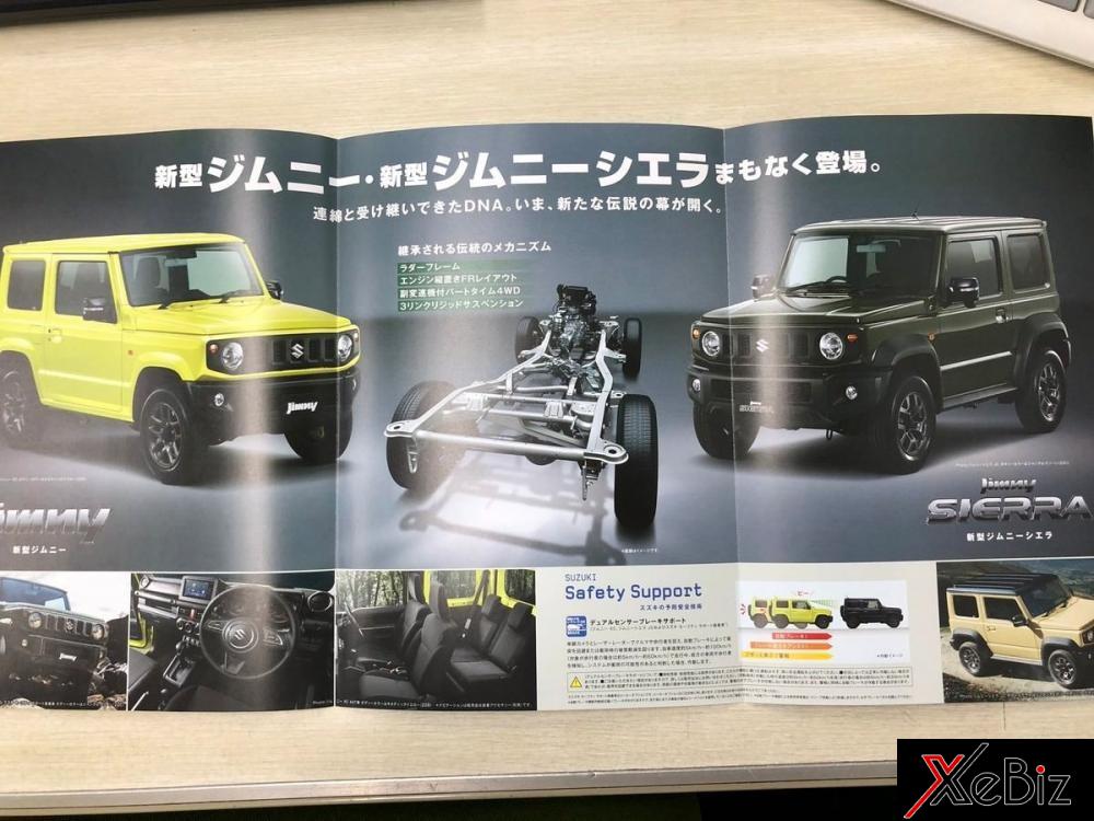 Suzuki Jimny 2019 phiên bản thường (bên phải) và Sierra